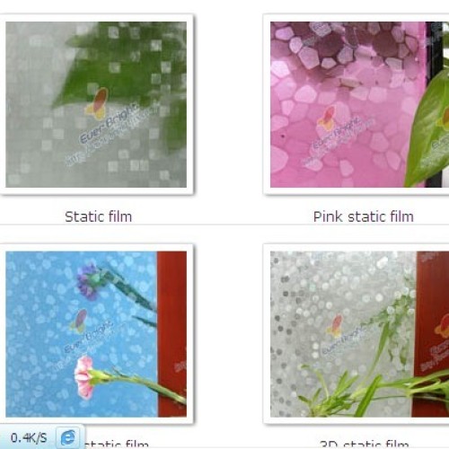 3d static window film